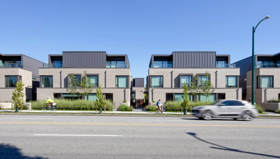 Boden townhome project by Listraor, Vancouver West Side